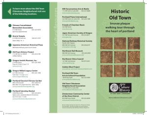 Old Town Bronze Plaque Walking Tour