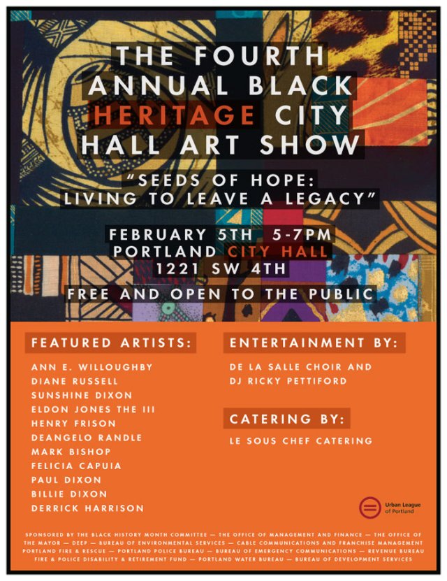 4th Annual Black Heritage City Hall Art Show